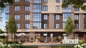 1-к квартира, строящийся дом, 44м2, 9/18 этаж