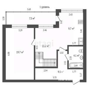 3-к квартира, вторичка, 90м2, 5/5 этаж