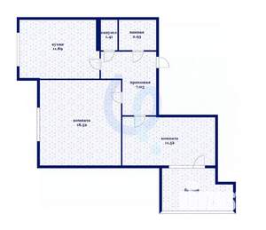 2-к квартира, вторичка, 60м2, 2/14 этаж