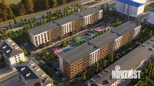 1-к квартира, строящийся дом, 41м2, 2/5 этаж