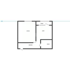 1-к квартира, вторичка, 37м2, 6/25 этаж