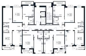 2-к квартира, вторичка, 74м2, 5/12 этаж