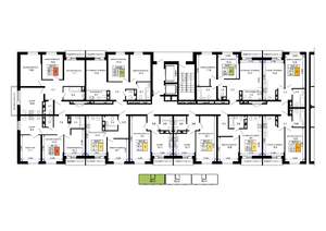 3-к квартира, строящийся дом, 65м2, 4/16 этаж