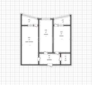 2-к квартира, вторичка, 59м2, 13/16 этаж