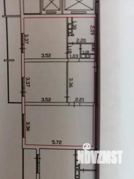 2-к квартира, вторичка, 57м2, 11/16 этаж
