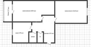2-к квартира, вторичка, 48м2, 3/5 этаж