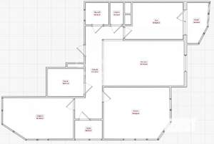 3-к квартира, вторичка, 82м2, 12/17 этаж