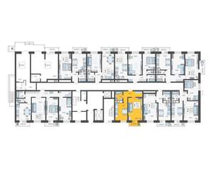 1-к квартира, вторичка, 42м2, 1/12 этаж