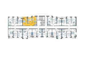 2-к квартира, вторичка, 51м2, 9/16 этаж
