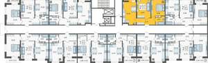 2-к квартира, вторичка, 53м2, 5/12 этаж