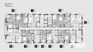 3-к квартира, строящийся дом, 85м2, 18/18 этаж