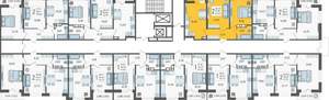 2-к квартира, вторичка, 53м2, 6/12 этаж