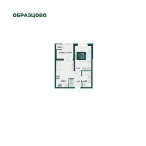 1-к квартира, вторичка, 36м2, 18/18 этаж