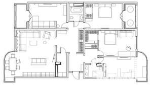 4-к квартира, вторичка, 175м2, 18/24 этаж