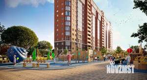 3-к квартира, строящийся дом, 78м2, 7/16 этаж