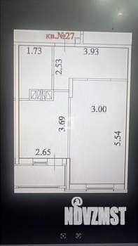 1-к квартира, вторичка, 38м2, 7/15 этаж