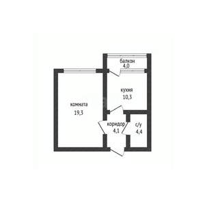 1-к квартира, вторичка, 38м2, 1/16 этаж