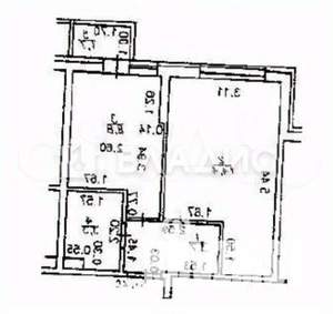 1-к квартира, вторичка, 30м2, 2/5 этаж