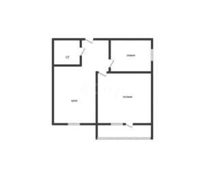 2-к квартира, сданный дом, 44м2, 2/8 этаж