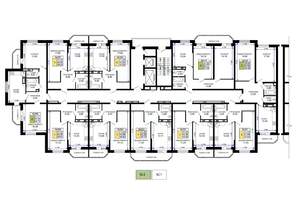 1-к квартира, вторичка, 45м2, 8/19 этаж