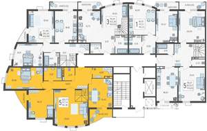 5-к квартира, вторичка, 194м2, 20/21 этаж