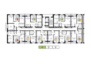2-к квартира, вторичка, 56м2, 2/16 этаж