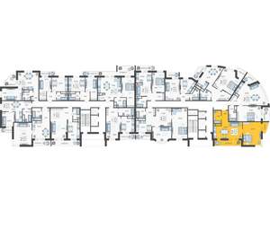 2-к квартира, вторичка, 62м2, 15/16 этаж