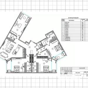 5-к квартира, вторичка, 210м2, 24/24 этаж