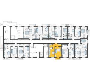 1-к квартира, вторичка, 42м2, 1/12 этаж