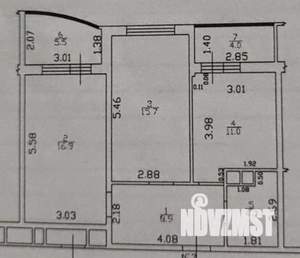 2-к квартира, вторичка, 57м2, 16/20 этаж