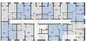 2-к квартира, строящийся дом, 45м2, 5/5 этаж