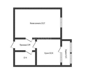 1-к квартира, вторичка, 39м2, 14/14 этаж