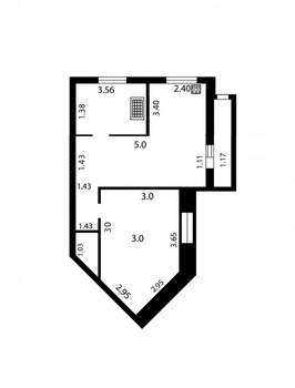 2-к квартира, вторичка, 50м2, 9/16 этаж