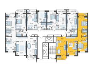 3-к квартира, вторичка, 79м2, 22/23 этаж