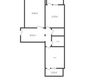 2-к квартира, вторичка, 67м2, 9/16 этаж