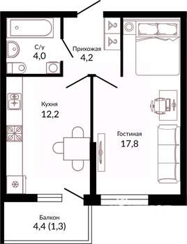 Фото квартиры на продажу (1)