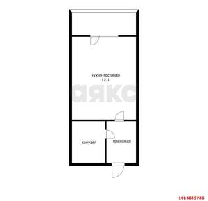 Студия квартира, вторичка, 22м2, 2/3 этаж