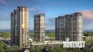1-к квартира, сданный дом, 41м2, 3/24 этаж