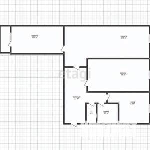 3-к квартира, вторичка, 58м2, 7/9 этаж