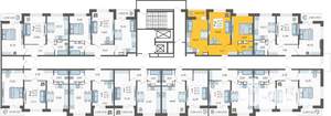 2-к квартира, вторичка, 53м2, 18/19 этаж