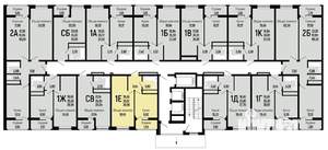 1-к квартира, вторичка, 37м2, 18/24 этаж
