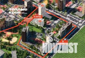 2-к квартира, вторичка, 57м2, 17/18 этаж