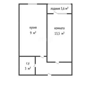 1-к квартира, вторичка, 36м2, 10/10 этаж