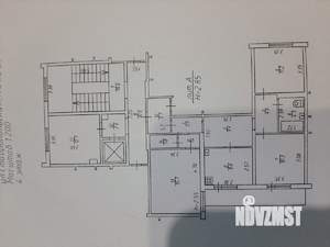 3-к квартира, вторичка, 66м2, 4/9 этаж