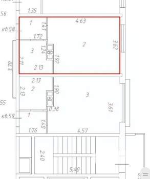 Студия квартира, вторичка, 24м2, 6/16 этаж
