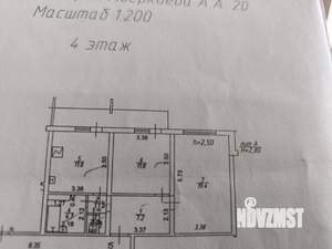 2-к квартира, вторичка, 56м2, 4/16 этаж