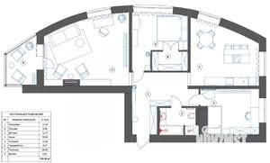 3-к квартира, вторичка, 98м2, 6/24 этаж