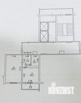 1-к квартира, вторичка, 41м2, 11/16 этаж