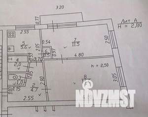 2-к квартира, вторичка, 40м2, 5/5 этаж
