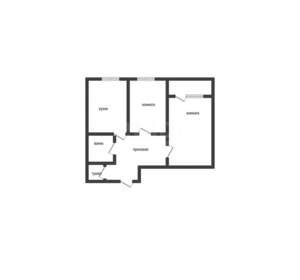 2-к квартира, вторичка, 60м2, 11/18 этаж